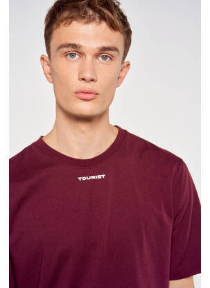 T-shirt rouge TOURIST LEMC homme
