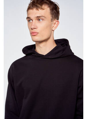 Sweat-shirt à capuche noir TOURIST LEMC homme