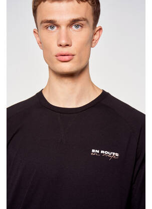 T-shirt noir TOURIST LEMC homme