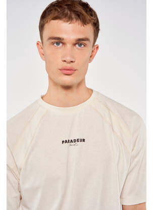 T-shirt beige TOURIST LEMC homme