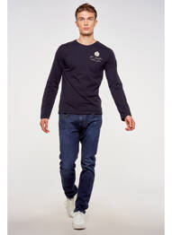 Sweat-shirt bleu TOURIST LEMC homme