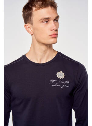 Sweat-shirt bleu TOURIST LEMC homme