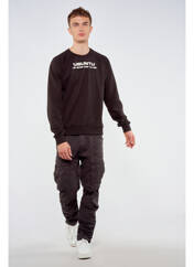 Sweat-shirt marron TOURIST LEMC pour homme seconde vue