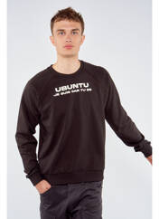 Sweat-shirt marron TOURIST LEMC pour homme seconde vue