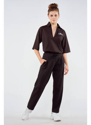 Pantalon slim marron TOURIST LEMC femme