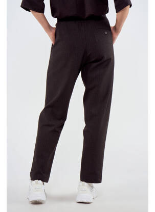 Pantalon slim marron TOURIST LEMC femme