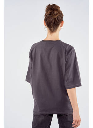 T-shirt gris TOURIST LEMC femme