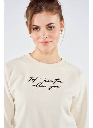 Pull beige TOURIST LEMC femme