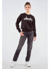 Sweat-shirt marron TOURIST LEMC pour femme seconde vue