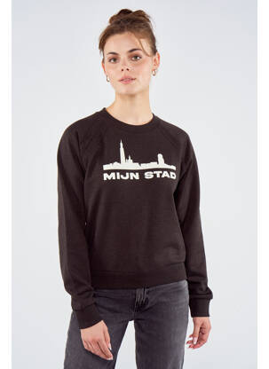 Sweat-shirt marron TOURIST LEMC femme