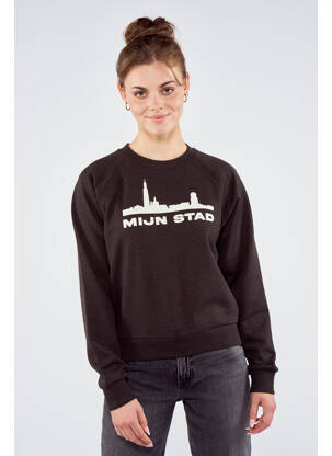 Sweat-shirt marron TOURIST LEMC femme