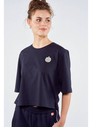 T-shirt bleu TOURIST LEMC femme