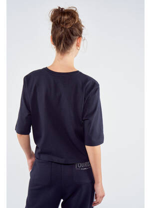 T-shirt bleu TOURIST LEMC femme