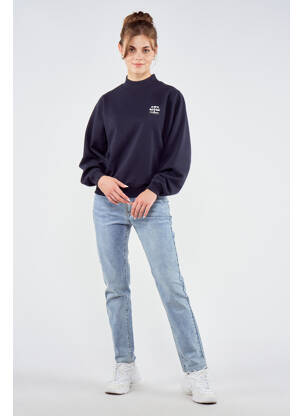 Sweat-shirt bleu TOURIST LEMC femme