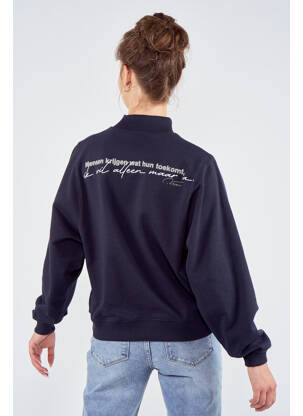 Sweat-shirt bleu TOURIST LEMC femme