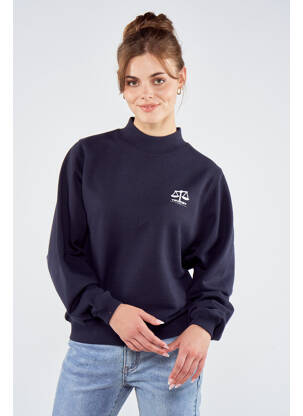 Sweat-shirt bleu TOURIST LEMC femme