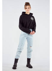 Sweat-shirt à capuche noir TOURIST LEMC pour femme seconde vue