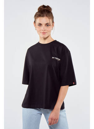 T-shirt noir TOURIST LEMC femme