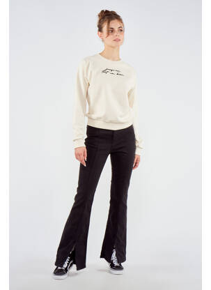 Sweat-shirt beige TOURIST LEMC femme