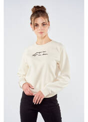 Sweat-shirt beige TOURIST LEMC pour femme seconde vue