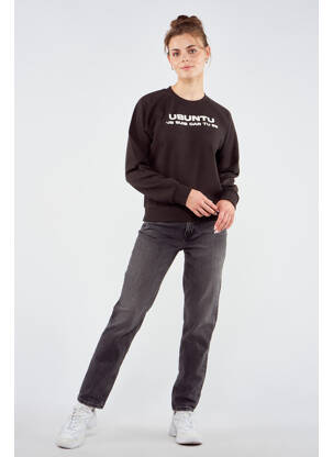 Sweat-shirt marron TOURIST LEMC femme