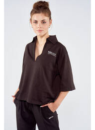 Polo marron TOURIST LEMC femme