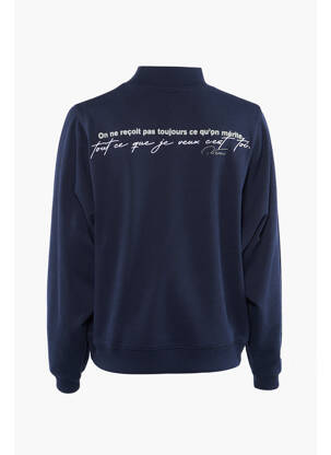 Sweat-shirt bleu TOURIST LEMC femme