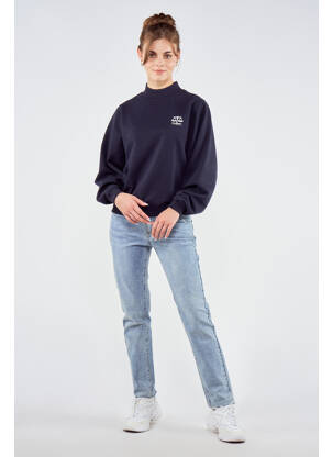 Sweat-shirt bleu TOURIST LEMC femme
