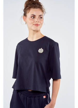 T-shirt bleu TOURIST LEMC femme