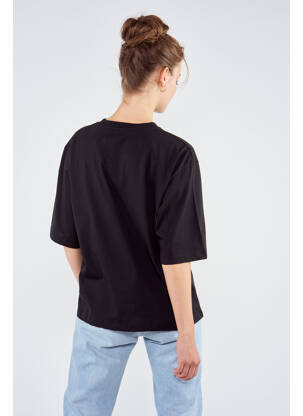 T-shirt noir TOURIST LEMC femme