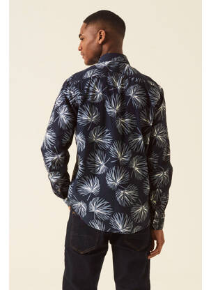 Chemise manches longues bleu GARCIA homme
