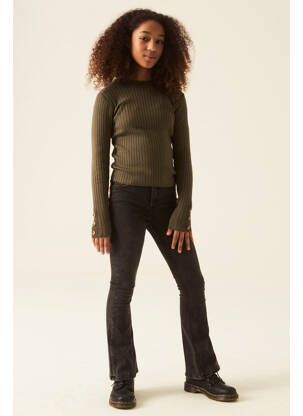 Jeans coupe droite noir GARCIA fille