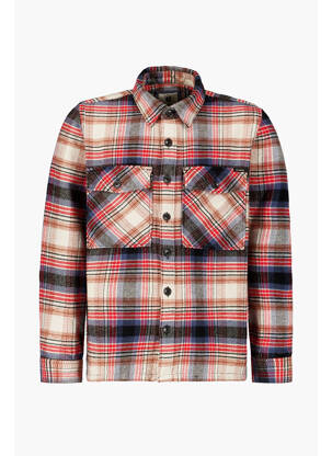 Chemise manches longues rouge GARCIA garçon
