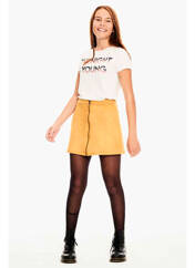 Jupe courte jaune GARCIA pour fille seconde vue