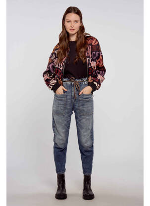 Veste casual noir PLEASE femme