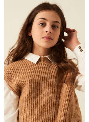 Pull marron GARCIA fille