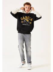Sweat-shirt à capuche noir GARCIA pour garçon seconde vue