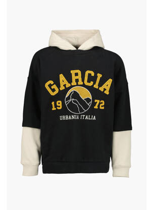 Sweat-shirt à capuche noir GARCIA garçon