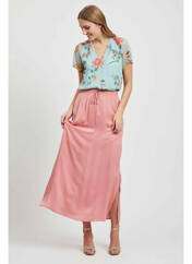 Jupe longue rose VILA pour femme seconde vue