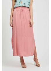 Jupe longue rose VILA pour femme seconde vue