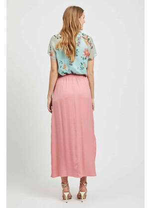 Jupe longue rose VILA femme