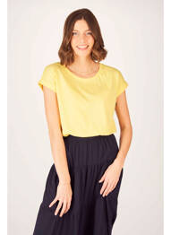 T-shirt jaune VILA femme