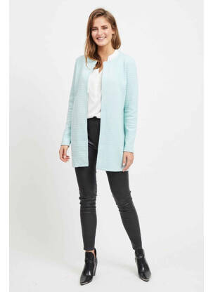 Gilet manches longues bleu VILA femme