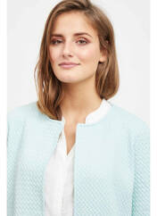 Gilet manches longues bleu VILA pour femme seconde vue