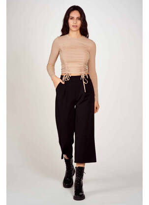 Pantalon flare noir HAILYS femme