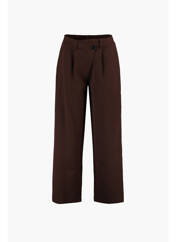 Pantalon droit marron HAILYS pour femme seconde vue