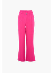 Pantalon droit rose HAILYS pour femme seconde vue