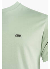 T-shirt vert VANS pour homme seconde vue