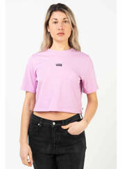 T-shirt blanc VANS pour femme seconde vue
