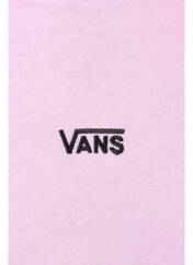 T-shirt blanc VANS pour femme seconde vue